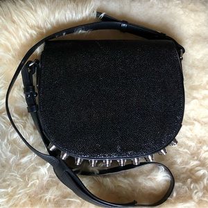 Amazing authentic ALEXANDER WANG studded stingray saddlebag. Barely used.